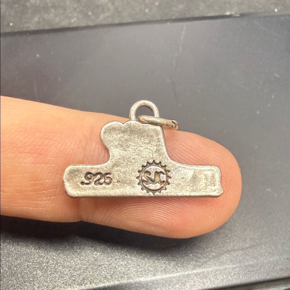Sterling Silver 925 I Love Swimming Charm - Picture 2 of 3